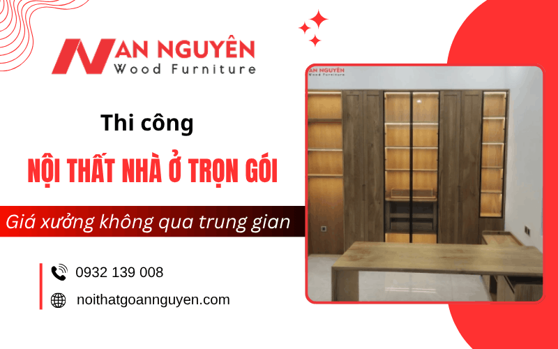 thi công nội thất nhà ở trọn gói