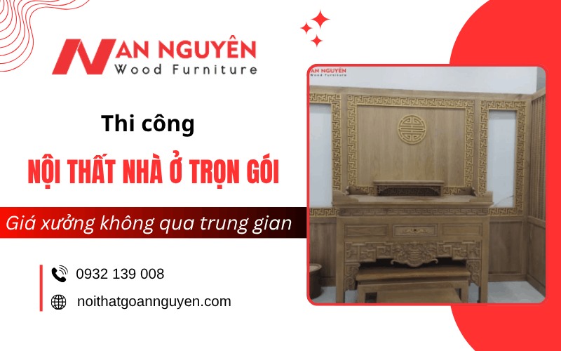 thi công nội thất nhà ở trọn gói