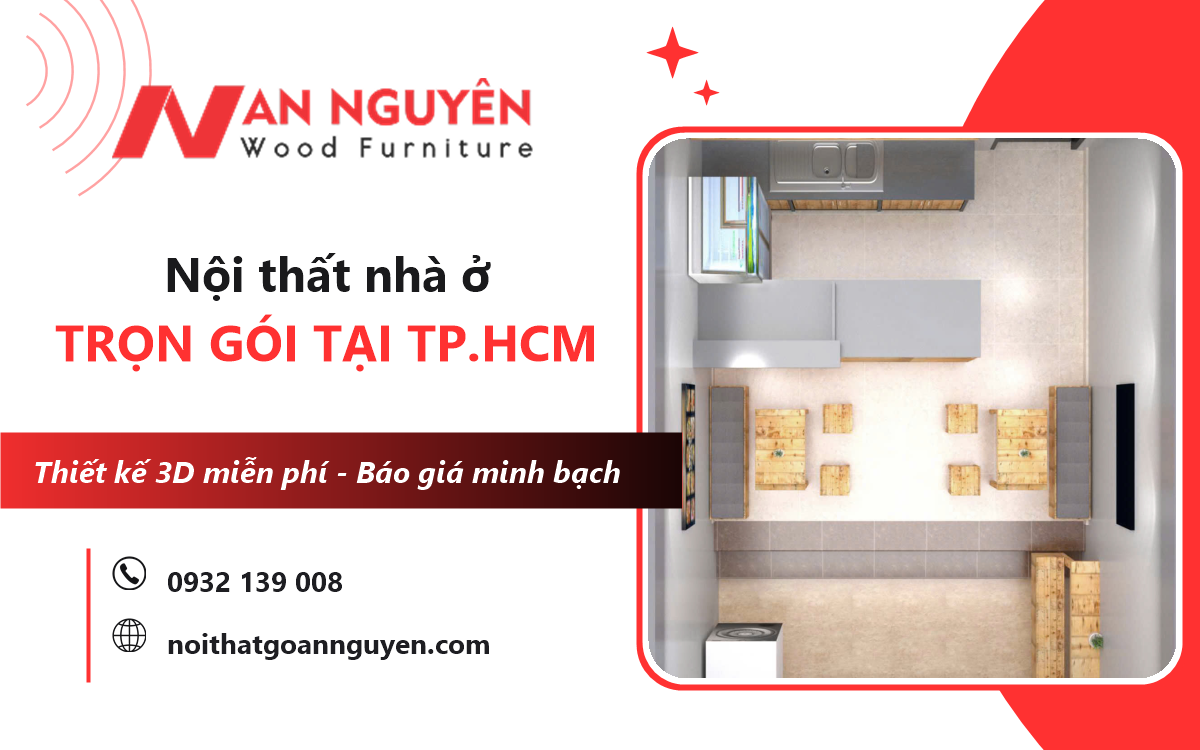 chi phí thi công nội thất trọn gói HCM